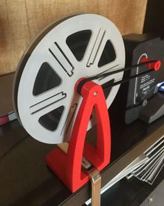 Super 8 Reel Stand 3D Printer Model