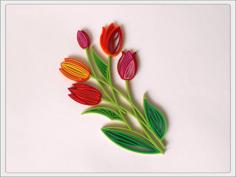 Quilling “Tulips”. 3D Printer Model