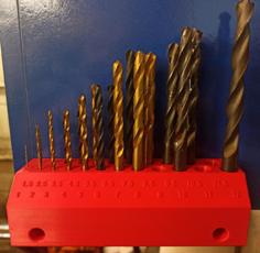 Drill Bits Holder / Bohrer-Halterung 3D Printer Model