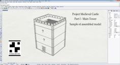 Castle System – Part I – Main Tower 3D Printer Model