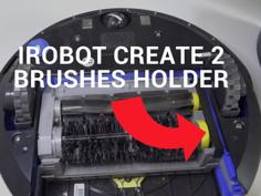 IRobot Create 2 Brushes Holder 3D Printer Model