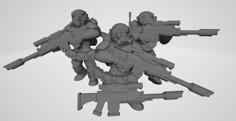 Hostile Environment Guardsmen – Sniper Squad 3D Printer Model