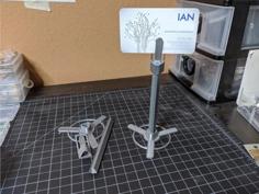 Card Stand (Modular & Easy To Print) 3D Printer Model