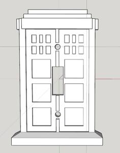 Tardis Light Switch 3D Printer Model