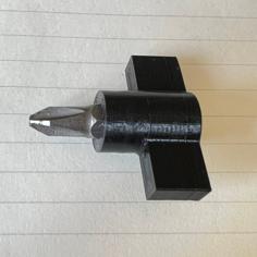 Hex Drive Bit Key. 3D Printer Model