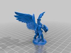 Hero Warrior Angel Table Top 3D Printer Model