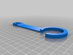 Wreath Holder For Wall Mounted Lights 3D Printer Model