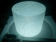 Lithophane Lampshade#3 Valentine 3D Printer Model