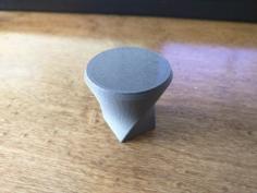 Twisted Cabinet Knob 3D Printer Model