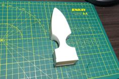 Spear Point Gate Fence Cap 3D Printer Model