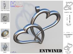 Entwined 3D Printer Model