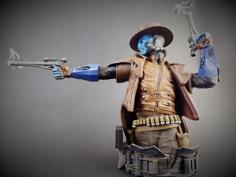 WICKED STAR WARS CAD BANE BUST: TESTED AND READY FOR 3D PRINTING 3D Printer Model