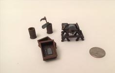 Miniature Portable Grindstone 3D Printer Model