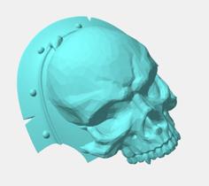 Skull Shoulder Pads 3D Printer Model