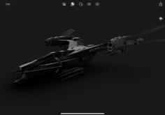 Babylon 5 Cerberus Starfury Raider 3D Printer Model