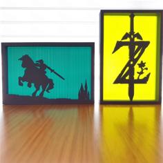 Zelda Silhouette Ornament 3D Printer Model