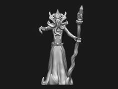 DnD Miniature Illithid Mindflayer Monster Ver 3.0 3D Printer Model