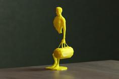 The Traveller (inspired By Sculpture Bruno Catalano) 3D Printer Model