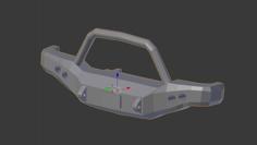 SCX10 Front Bumper For Silverado Dually Cab 3D Printer Model