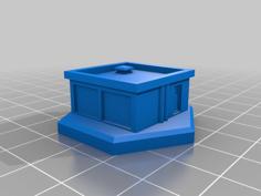 6mm Garage – 1 Hex 3D Printer Model