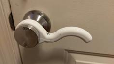 Sturdy Door Knob Lever, Customizable 3D Printer Model