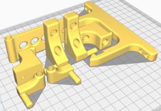 Hard Body Mount Jeep Comanche (Cherokee) 3D Printer Model