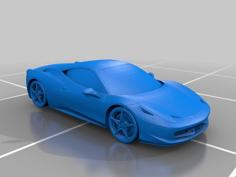 Ferrari 458 Italia 3D Printer Model