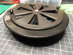 Rotary Air Vent 100mm 3D Printer Model