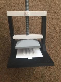 Gutenberg Printing Press 3D Printer Model