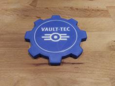 Fallout Vault Tec Coaster 3D Printer Model