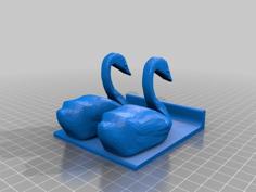 Swan Smartphone Holder 3D Printer Model