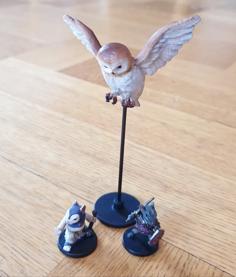 Owl With Base (Mice & Mystics) 3D Printer Model