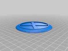 X Men Badge 3D Printer Model