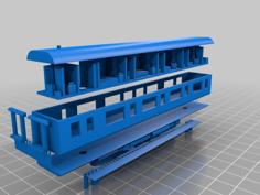 N Scale South African Blue Train Deluxe Suite 3D Printer Model