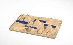 3d Map Of The Pyramids Of Giza 3D Printer Model