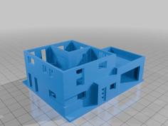 N Scale Modern Suburb 3D Printer Model