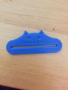 Cat Mouth Toothpaste Squeezer 3D Printer Model