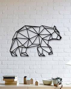 Bear Wall Sculpture 2D II 3D Printer Model