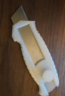 Box Cutter (Stanley Cutter) Adjusted For 25mm Blade 3D Printer Model