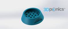 Drain Cap – 3Dponics Drip Hydroponics 3D Printer Model