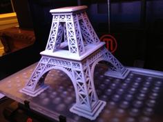 Eiffel Tower Somewhat Cleaned And Plated 3D Printer Model