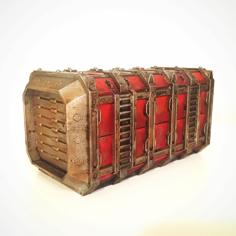 ForgeCrate: Sci-fi Wargame Shipping Container 3D Printer Model