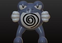 Poliwrath 3D Printer Model