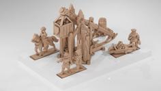 Warmaster Bretonnian Trebuchet 3D Printer Model