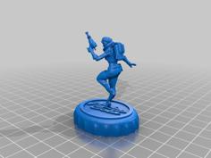 Nuka Girl Cap 3D Printer Model