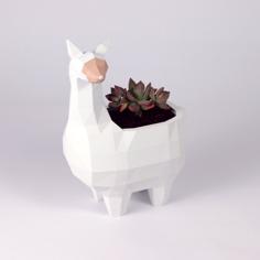 Alpaca Planter 3D Printer Model