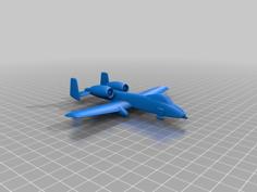 A-10　ThunderboltⅡ 3D Printer Model