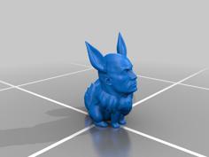 The Rock Evee Pokemon 3D Printer Model