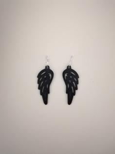 Angel Wings Earring 3D Printer Model