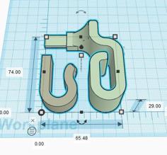 Trash Bag Hook (remix) 3D Printer Model